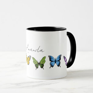 Rainbow Butterfly - Aangepaste koffie-Mok Mok
