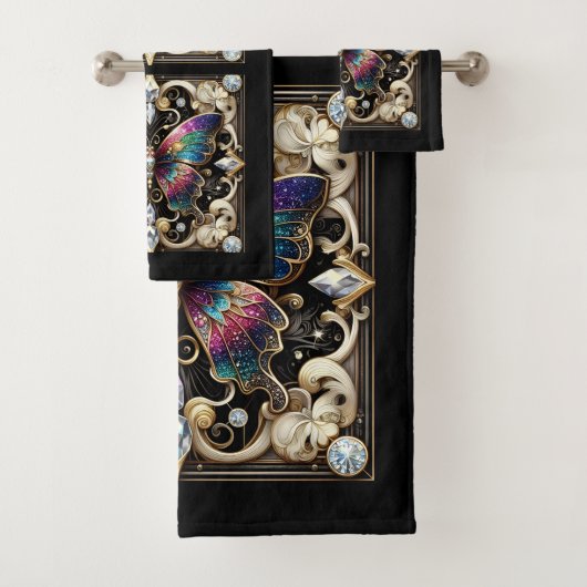 Rainbow Butterfly Art Deco Art Nouveau (En situation)