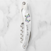 Rainbow Butterfly Floral Kurkentrekker (Voorkant)