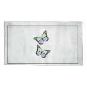 Rainbow Butterfly Floral Pillow Hoesje Kussensloop (Achterkant)