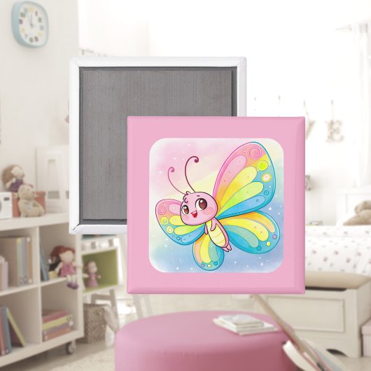Rainbow Butterfly Magnet Magneet