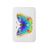 Rainbow Butterfly Peacock Eye Badmat (Voorkant Verticaal)