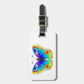 Rainbow Butterfly Peacock Eye Bagagelabel (Voorkant verticaal)