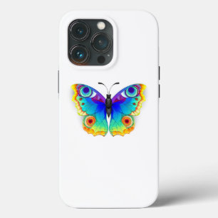 Rainbow Butterfly Peacock Eye iPhone 13 Pro Hoesje