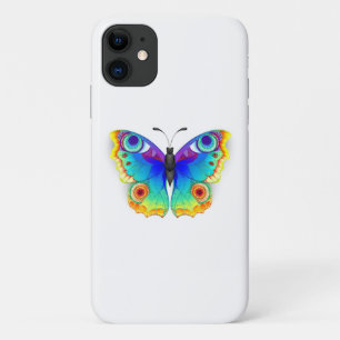 Rainbow Butterfly Peacock Eye iPhone 11 Hoesje
