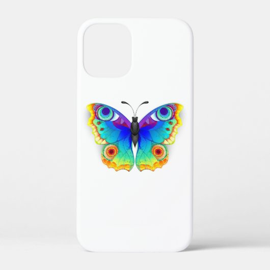 Rainbow Butterfly Peacock Eye Case-Mate iPhone Case (Achterkant)