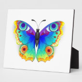 Rainbow Butterfly Peacock Eye Fotoplaat (Zijkant)