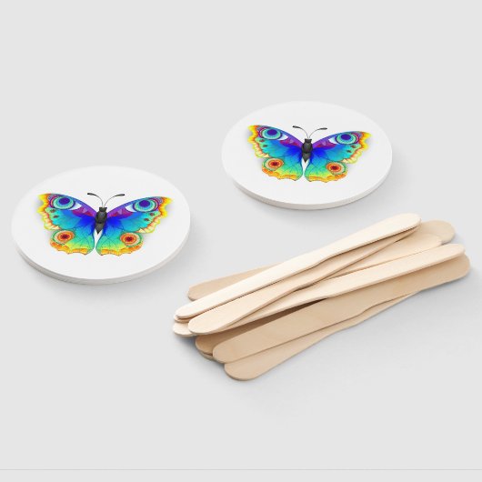 Rainbow Butterfly Peacock Eye Handwaaier (Niet-gemonteerd)