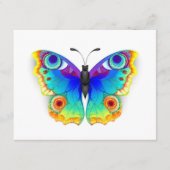 Rainbow Butterfly Peacock Eye Informatiekaartje (Voorkant)