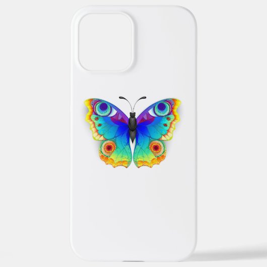 Rainbow Butterfly Peacock Eye iPhone Hoesje (Achterkant)