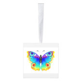 Rainbow Butterfly Peacock Eye Kubus Ornament (Rechts)