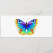 Rainbow Butterfly Peacock Eye Menu (Voorkant)