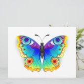 Rainbow Butterfly Peacock Eye Menu (Staand voorkant)