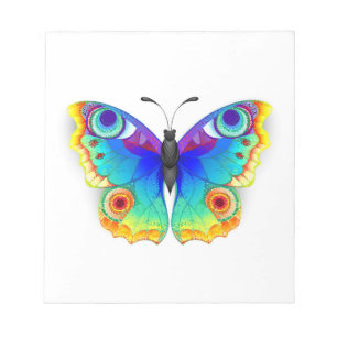 Rainbow Butterfly Peacock Eye Notitieblok