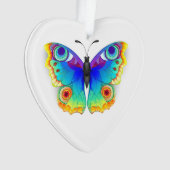 Rainbow Butterfly Peacock Eye Ornament (voorkant)