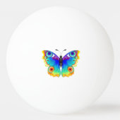 Rainbow Butterfly Peacock Eye Pingpongballen (Achterkant)
