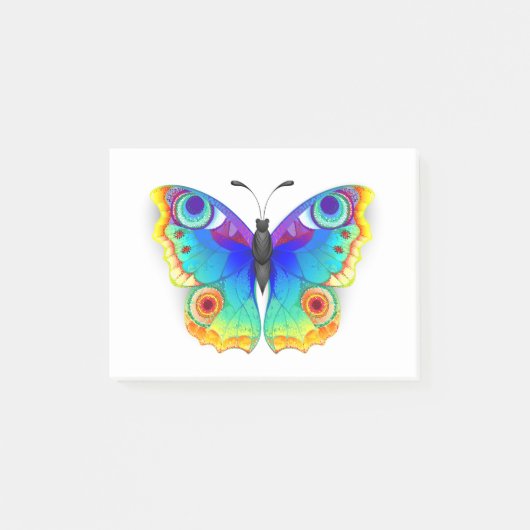 Rainbow Butterfly Peacock Eye Post-it® Notes (Voorkant)