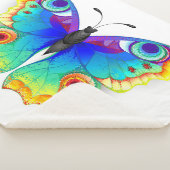 Rainbow Butterfly Peacock Eye Sherpa Deken (3/4)