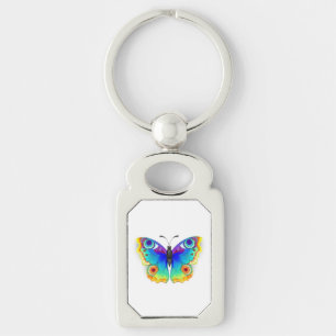 Rainbow Butterfly Peacock Eye Sleutelhanger