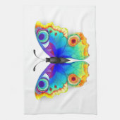 Rainbow Butterfly Peacock Eye Theedoek (Verticaal)