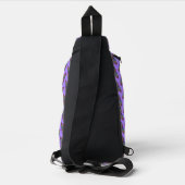 Rainbow Butterfly (purple) - Sling Bag (Achterkant)