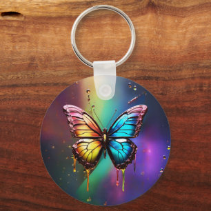 Rainbow Butterfly-Sleutelhanger Sleutelhanger