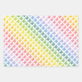 Rainbow Butterfly Wrapping Paper Sheets (Voorkant 2)