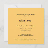 Rainbow Cake Baby shower Kaart (Achterkant)