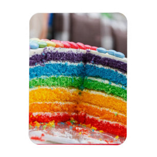 RAINBOW CAKE FLEXIBEL MAGNET MAGNEET