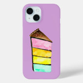 Rainbow Cake waterverf schattig Case-Mate iPhone Case (Achterkant)