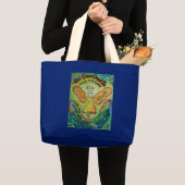 Rainbow Cancer Angel Canvas tas (Voorkant (product))