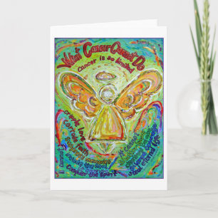 Rainbow Cancer Angel-kaart Kaart