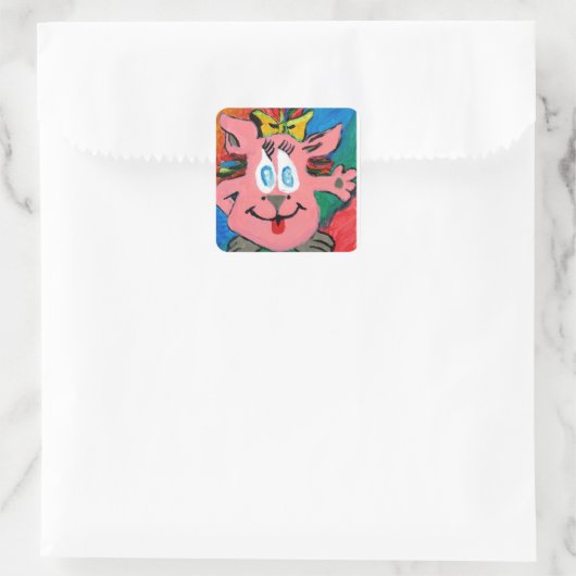 Rainbow Cartoon Character Sticker (Sac)
