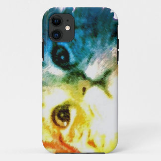 Rainbow Cat Face iPhone 11 Hoesje