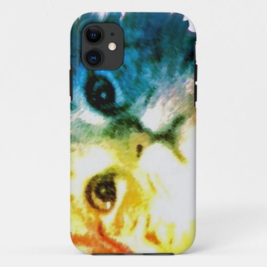 Rainbow Cat Face Case-Mate iPhone Case (Achterkant)
