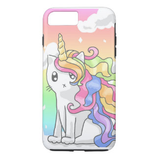 Rainbow Caticorn iPhone 7 Hoesje