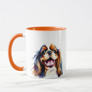 Rainbow Cavalier King Charles Spaniel Mok