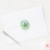 Rainbow CBD Olielabels Ronde Sticker (Envelop)