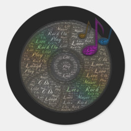 Rainbow CD sticker