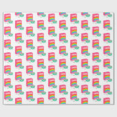 Rainbow Cereal Pattern Cadeaupapier (Vlak)