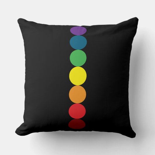 Rainbow Chakra Energy Cushion Cover Throw Pillow Kussen (Voorkant)