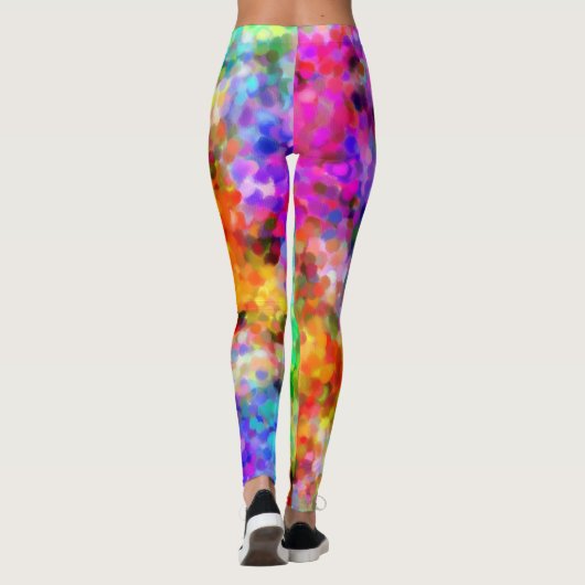 Rainbow Chakra Leggings (Achterkant)