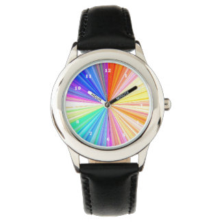 Rainbow Chakra Sparkle Horloge