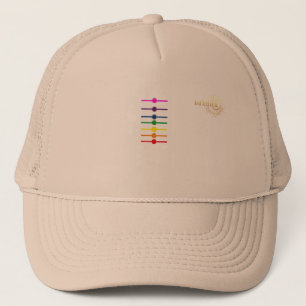 Rainbow Chakra Stripes infiniteLi Trucker Hat Pet