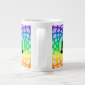 Rainbow Chakra Yoga Jumbo Mug Sacré Géométrie Art (Dos)
