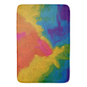 Rainbow Chalk Gradient Swirls Badmat (Voorkant Verticaal)