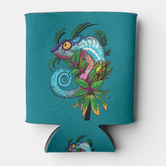 Rainbow Chameleon Blikjeskoeler (Voorkant)