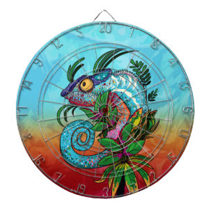 Rainbow Chameleon Dartbord