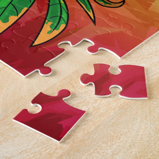 Rainbow Chameleon Legpuzzel (Zijkant)