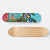 Rainbow Chameleon Skateboard (Horizontaal)